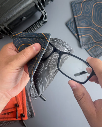 SLATE TOPO HANDKERCHIEF (MINI)