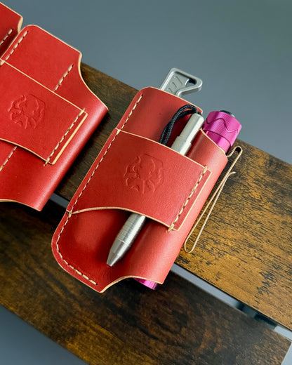 FENRIR POCKET LEATHER ORGANIZER (RED)