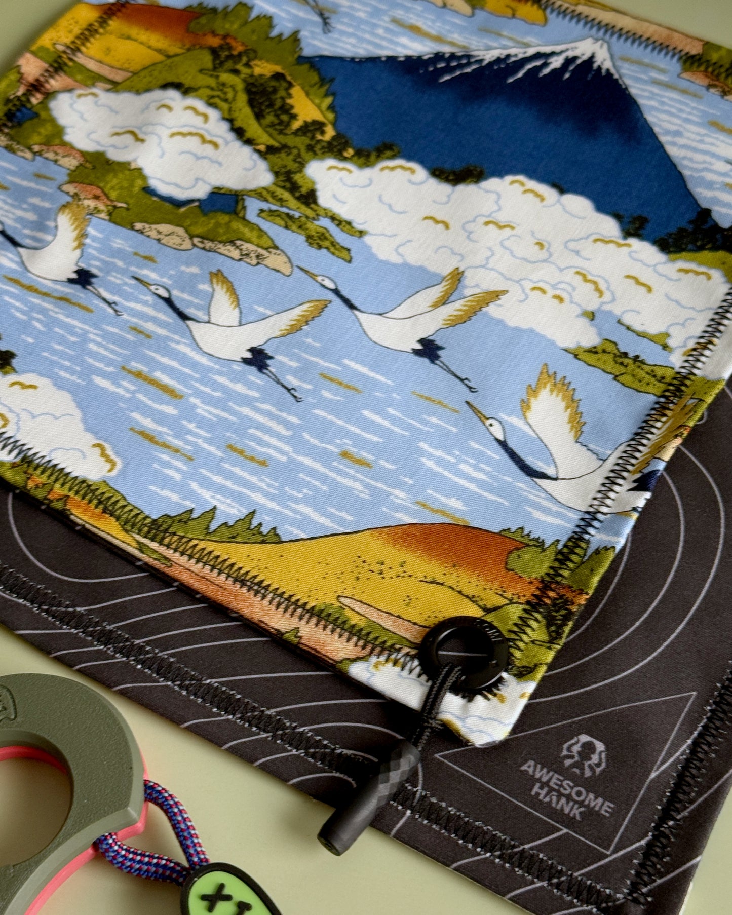 FLYING CRANES HANDKERCHIEF (HUSKY) - EDC HANK