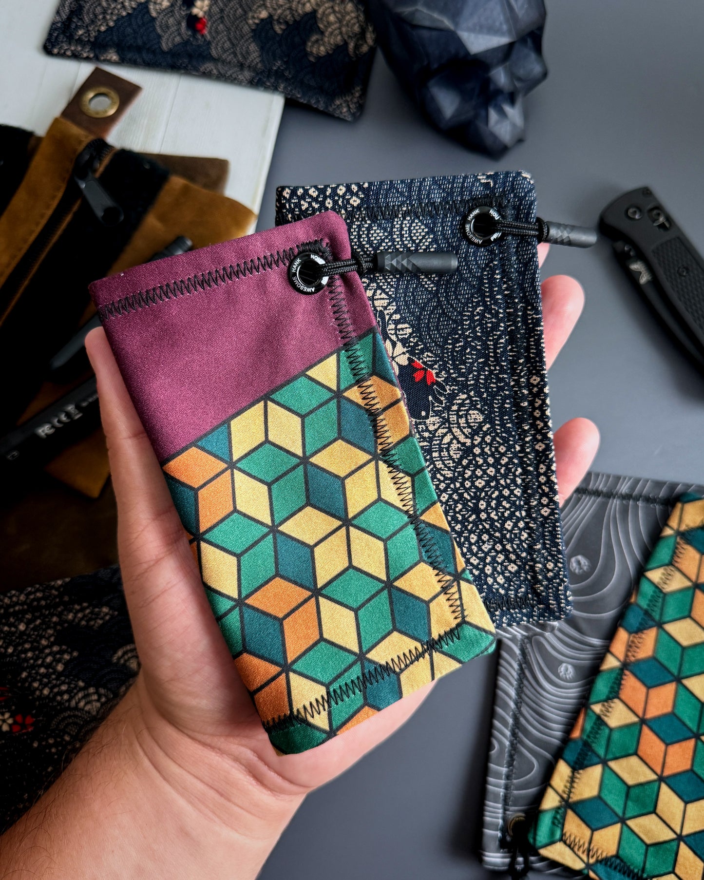TURTLE SHELL HANDKERCHIEF (MINI) - EDC HANK