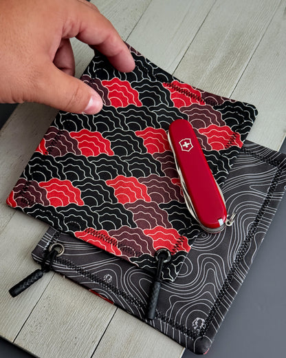 CRIMSON FANS HANDKERCHIEF (MINI) - EDC HANK