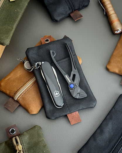 RIVER WAXED CANVAS CADDY ORGANIZER  - SMALL (MULTIPLE COLORS)