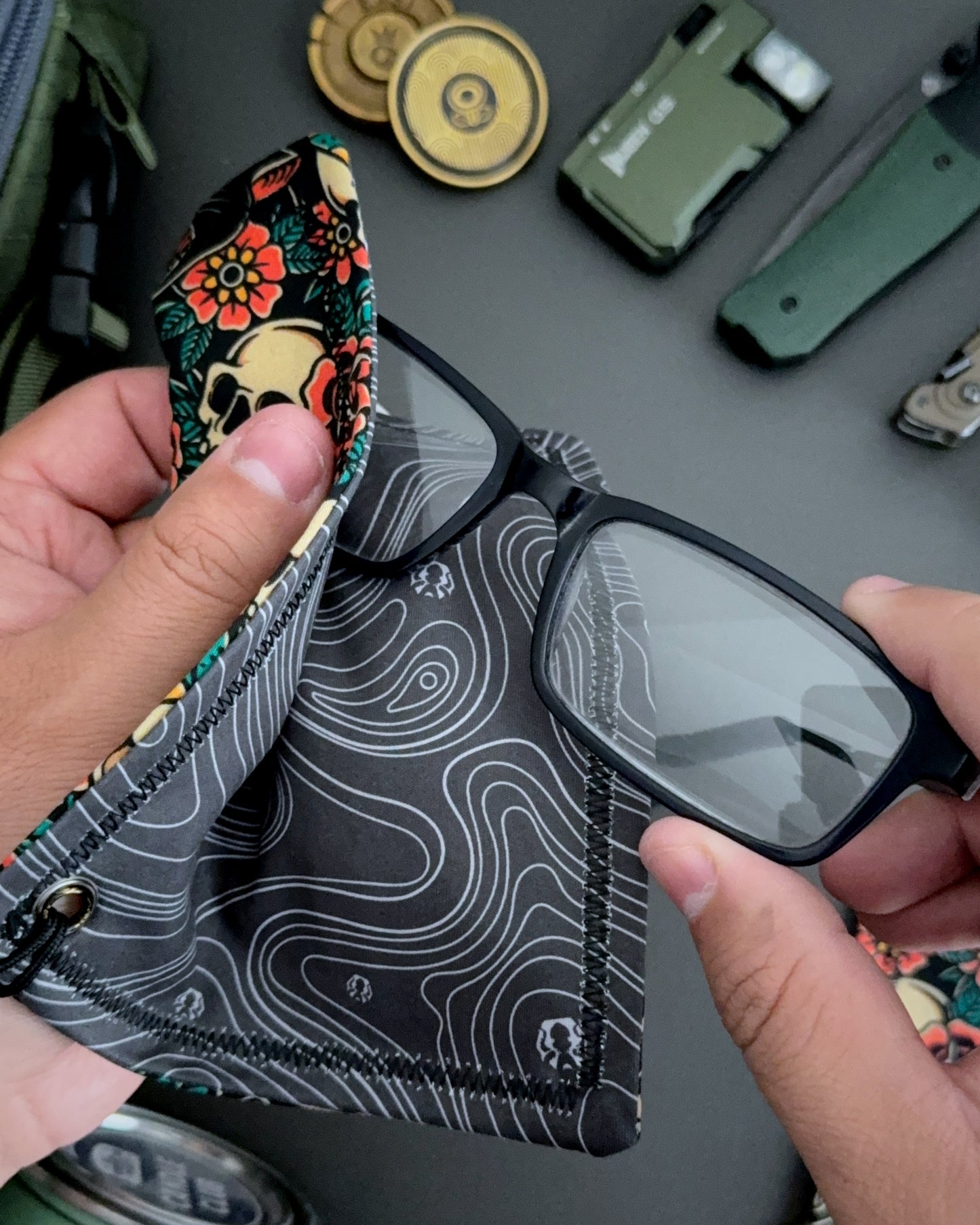 PANTHERA TATTOO HANDKERCHIEF (MINI) - EDC HANK