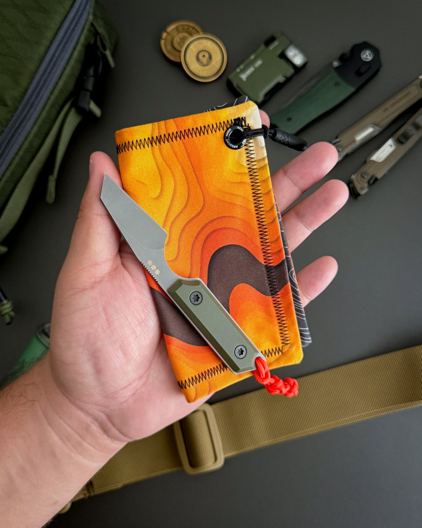 AMBER ABYSS HANDKERCHIEF (MINI) - EDC HANK