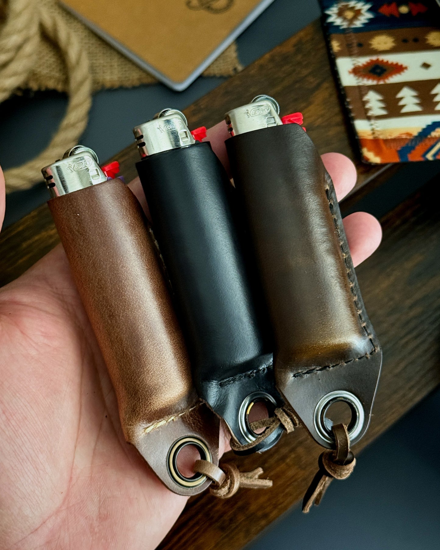 LIGHTER JACKET - HORWEEN LEATHER (MULTIPLE COLORS)