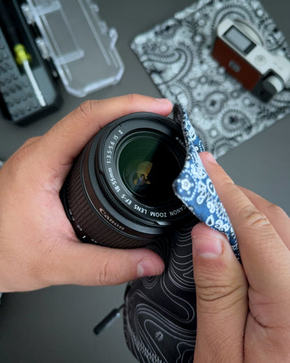 INDIGO PAISLEY HANDKERCHIEF (MINI) - EDC HANK