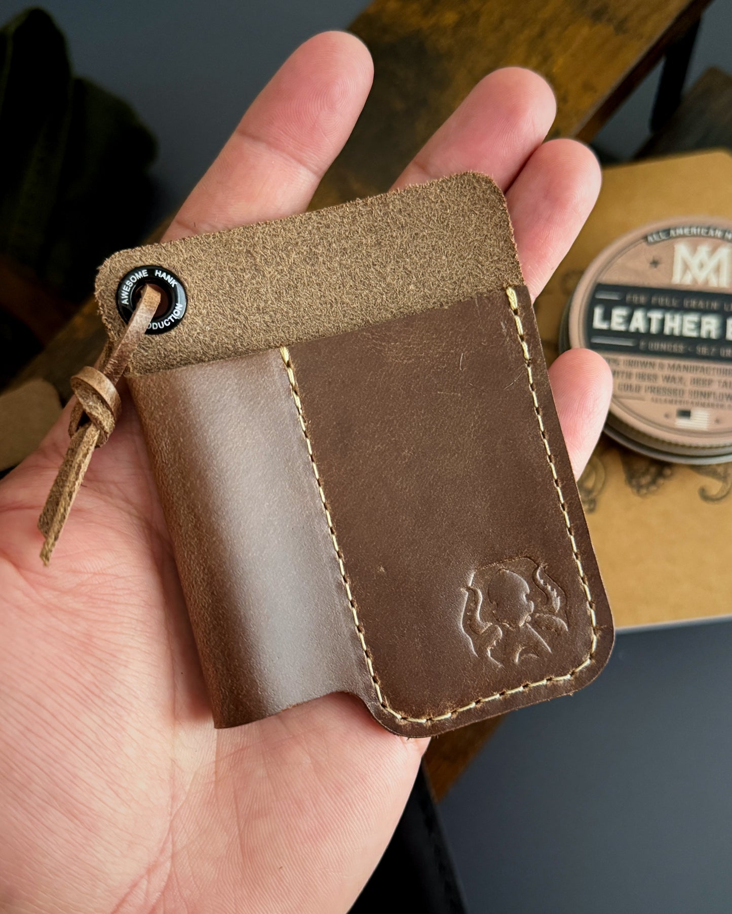 MICRO CADDY - HORWEEN LEATHER (MULTIPLE COLORS)