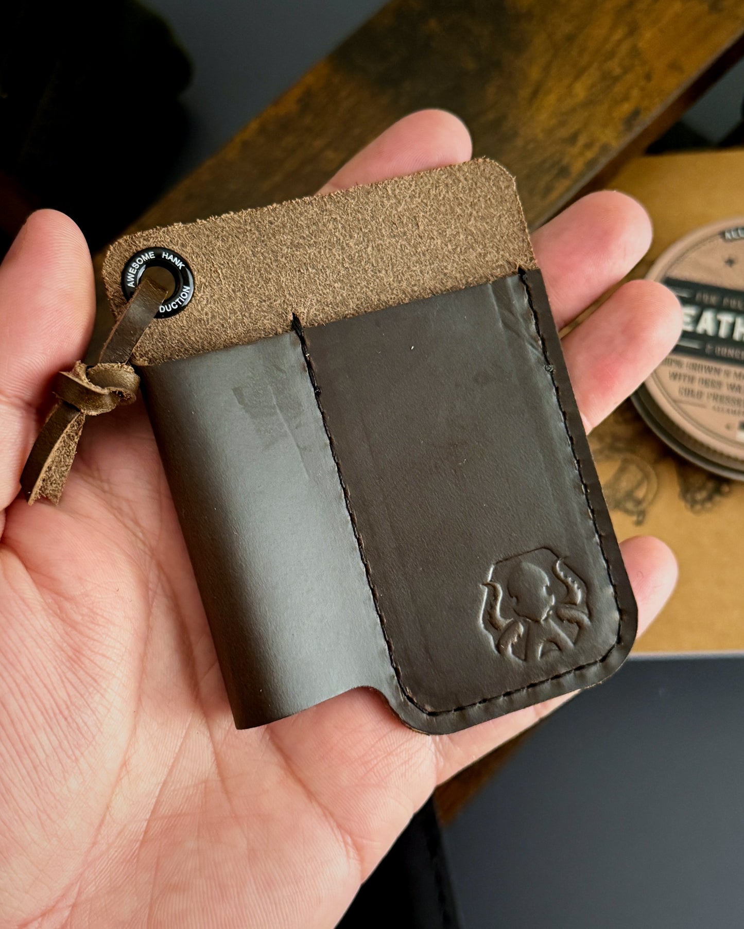 MICRO CADDY - HORWEEN LEATHER (MULTIPLE COLORS)