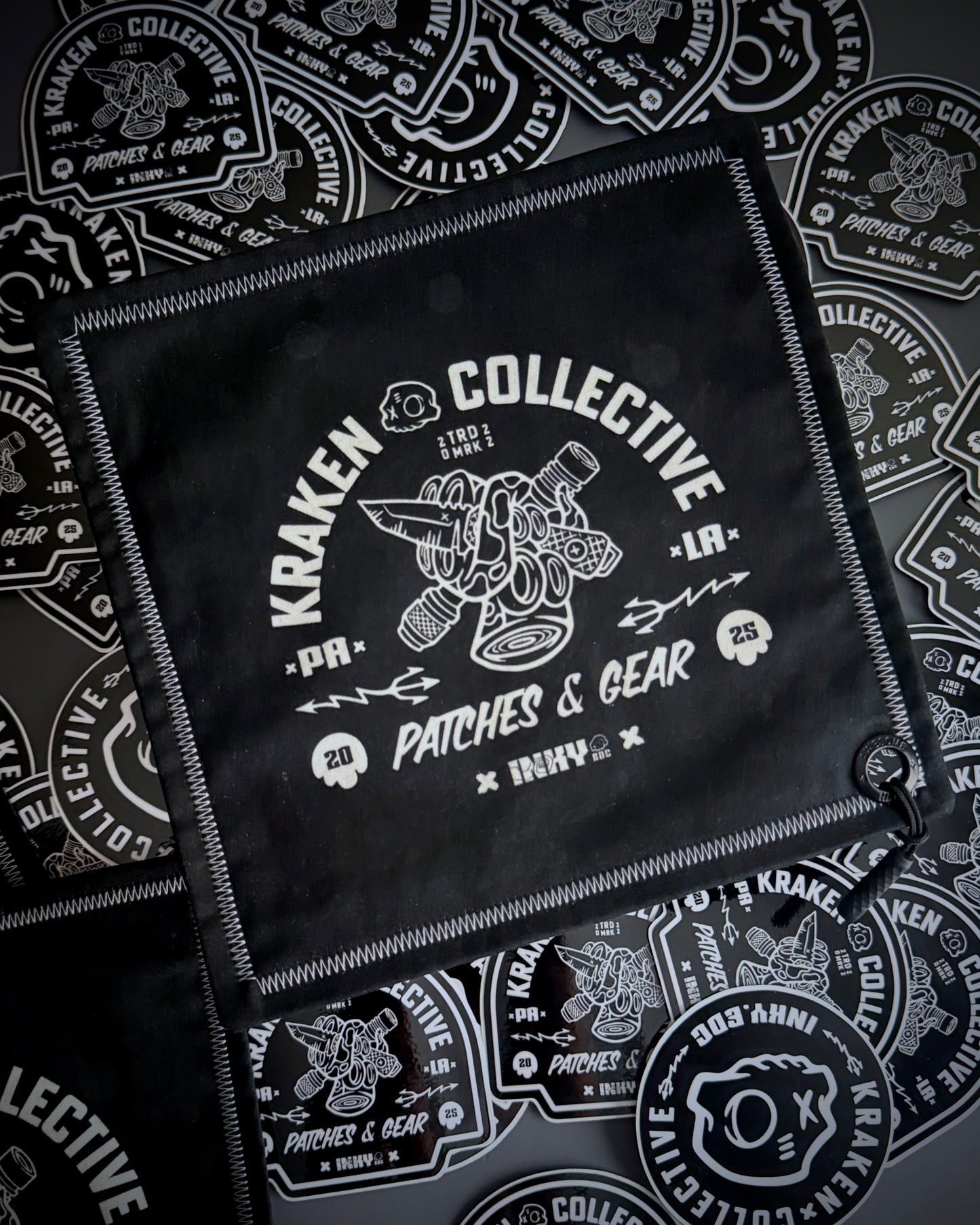 INKY KRAKEN COLLECTIVE HANDKERCHIEF (XL) - EDC HANK