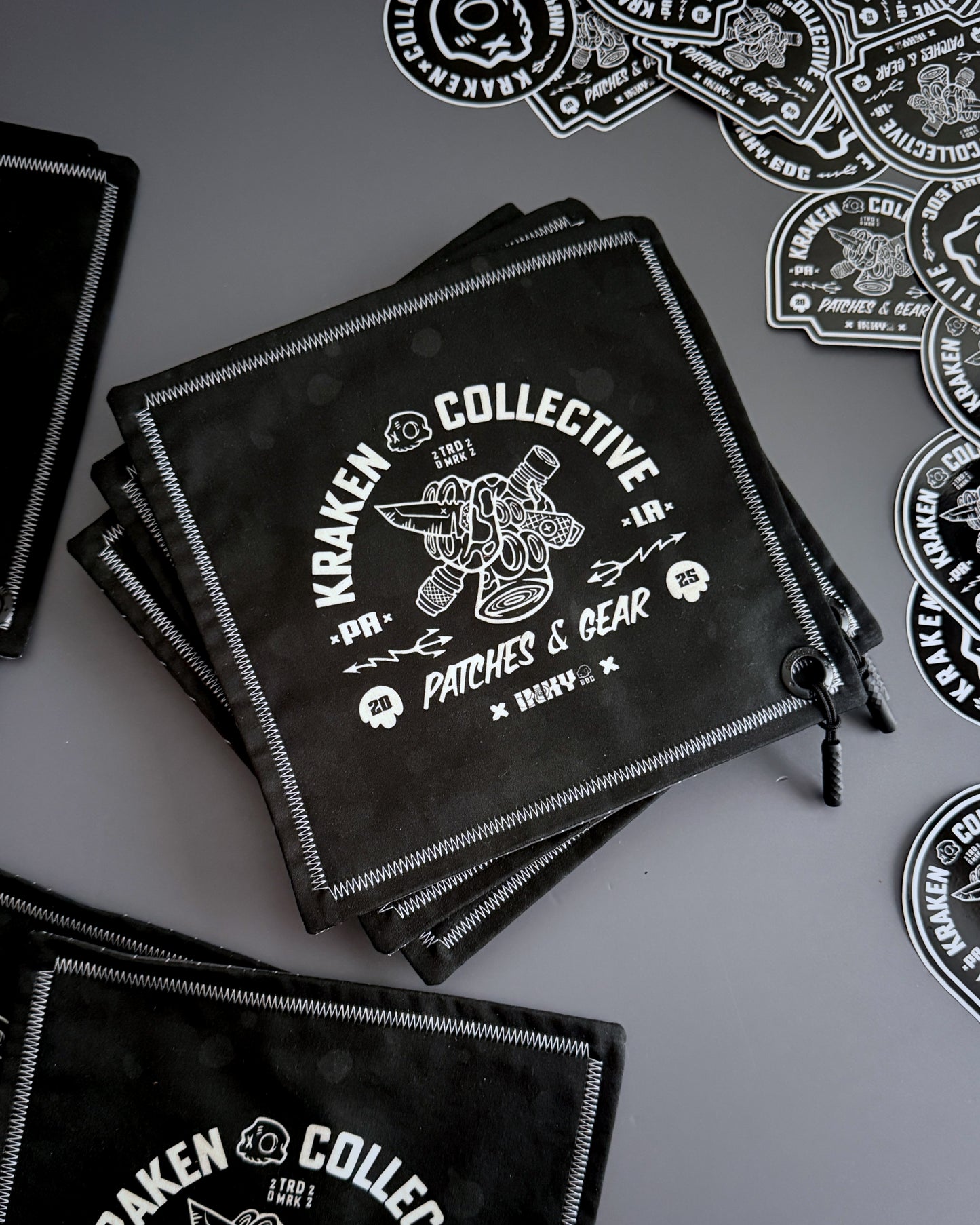 INKY KRAKEN COLLECTIVE HANDKERCHIEF (XL) - EDC HANK