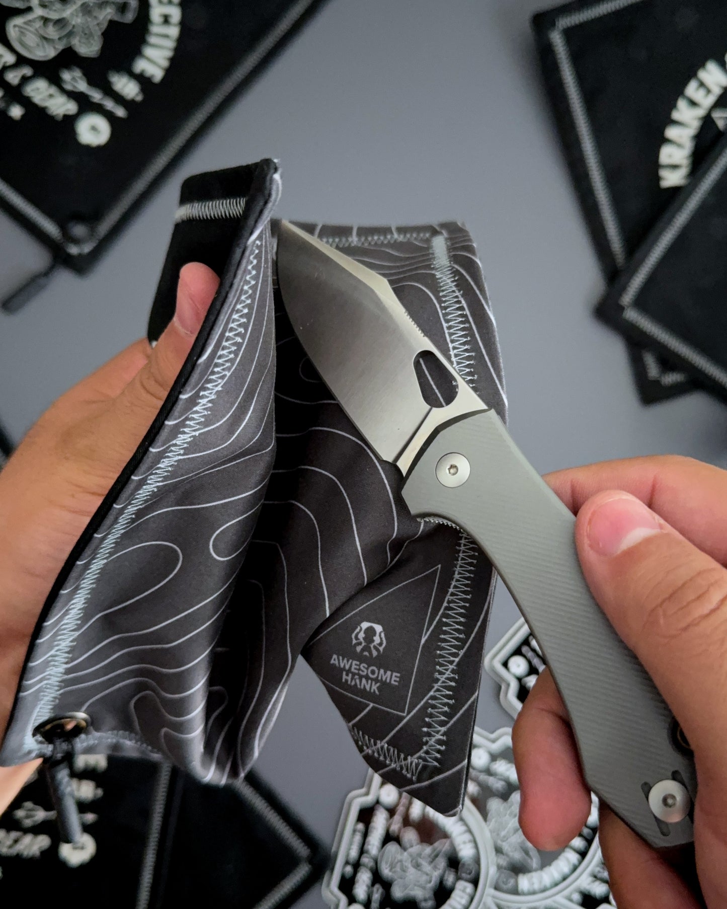 INKY KRAKEN COLLECTIVE HANDKERCHIEF (XL) - EDC HANK