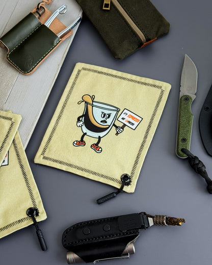 ESPRESSO HANDKERCHIEF (MINI) - EDC HANK