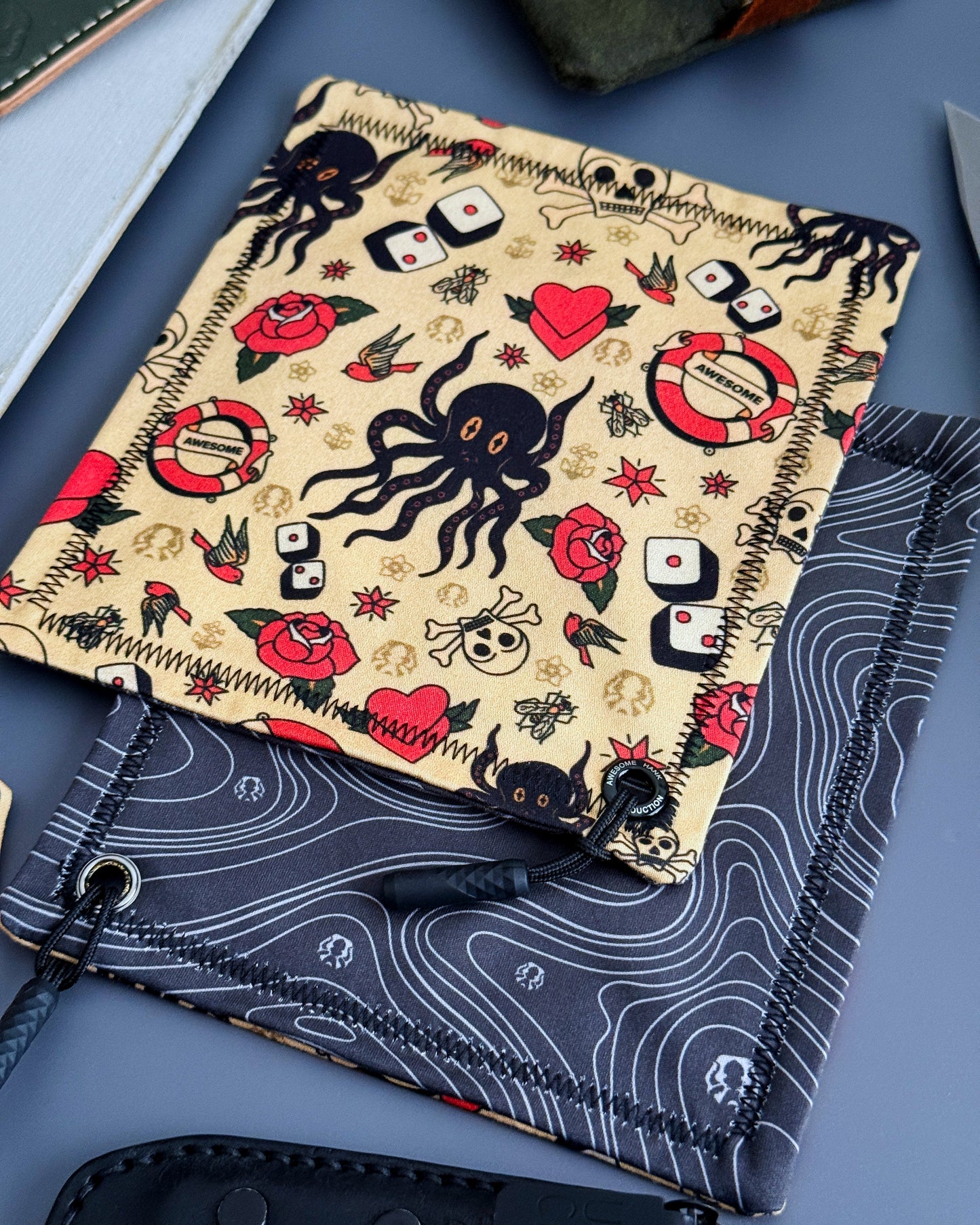 KRAKEN TATTOO HANDKERCHIEF (MINI) - EDC HANK