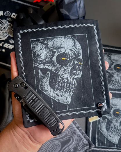 GRIM SKULL HANDKERCHIEF (MINI) - EDC HANK