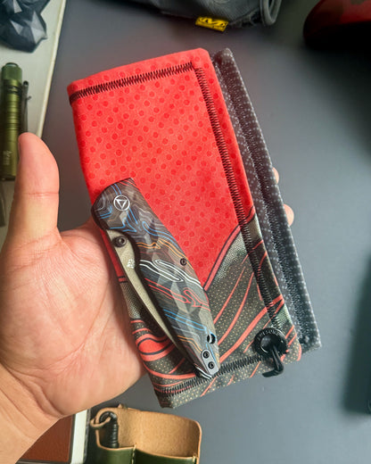 RED WAVE HANDKERCHIEF (XL) - EDC HANK