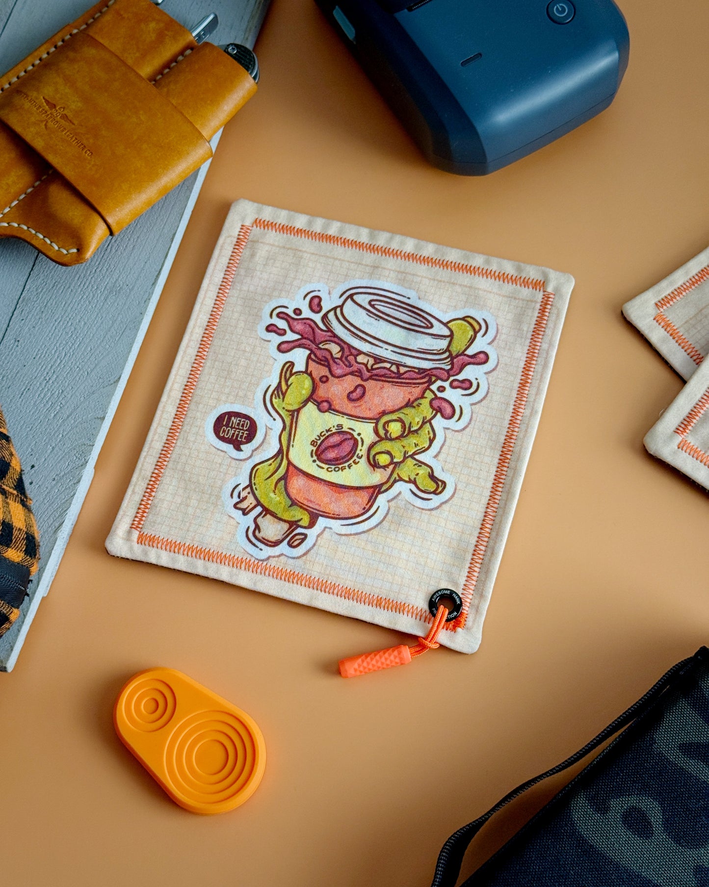 COFFEE TIME HANDKERCHIEF (MINI) - EDC HANK