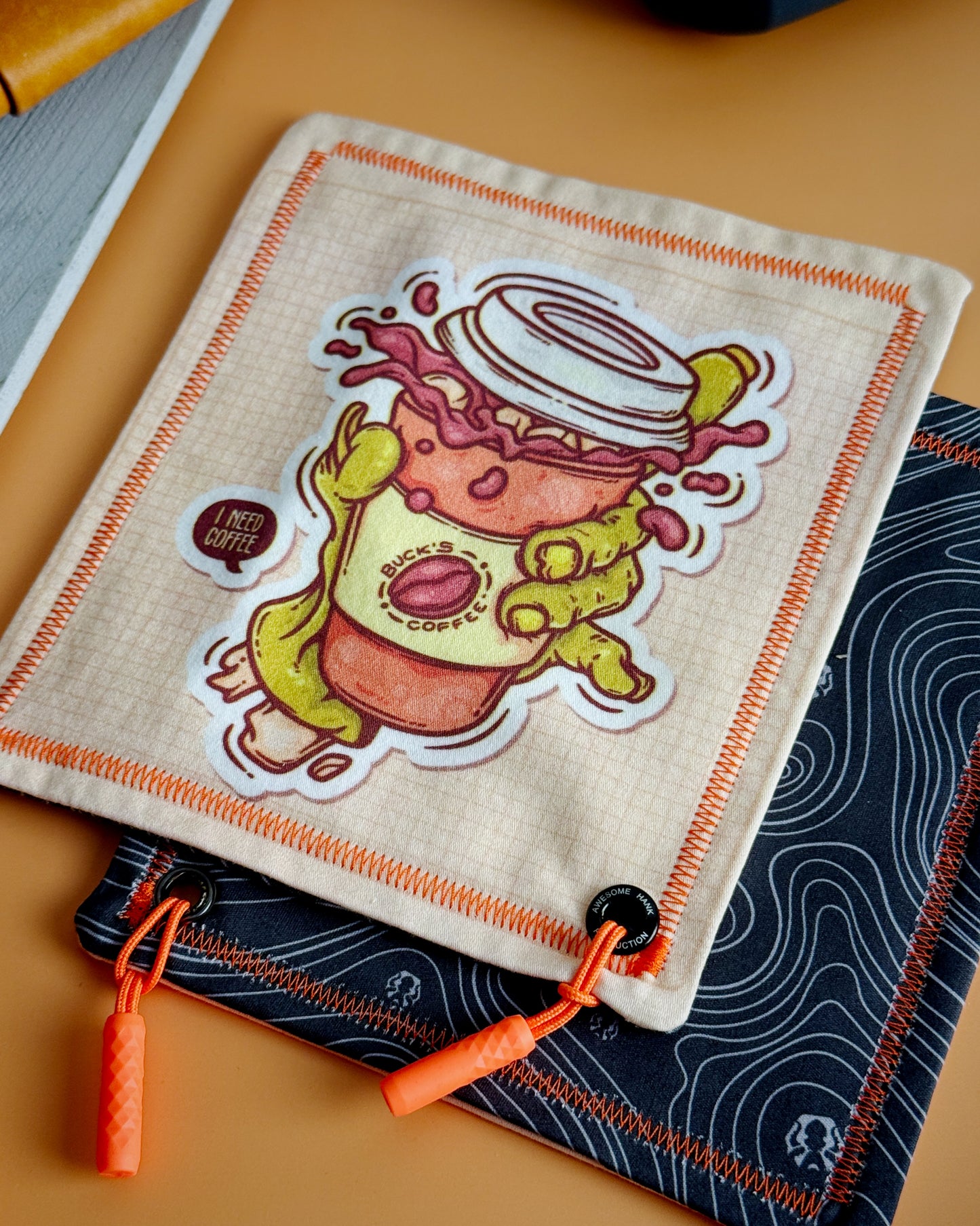 COFFEE TIME HANDKERCHIEF (MINI) - EDC HANK