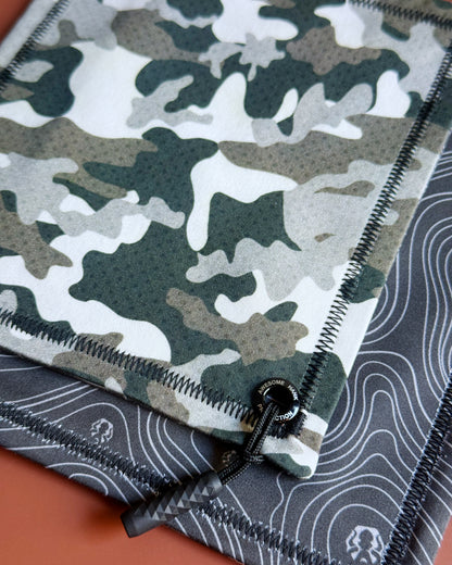 GRAYSCALE CAMO HANDKERCHIEF (MINI) - EDC HANK