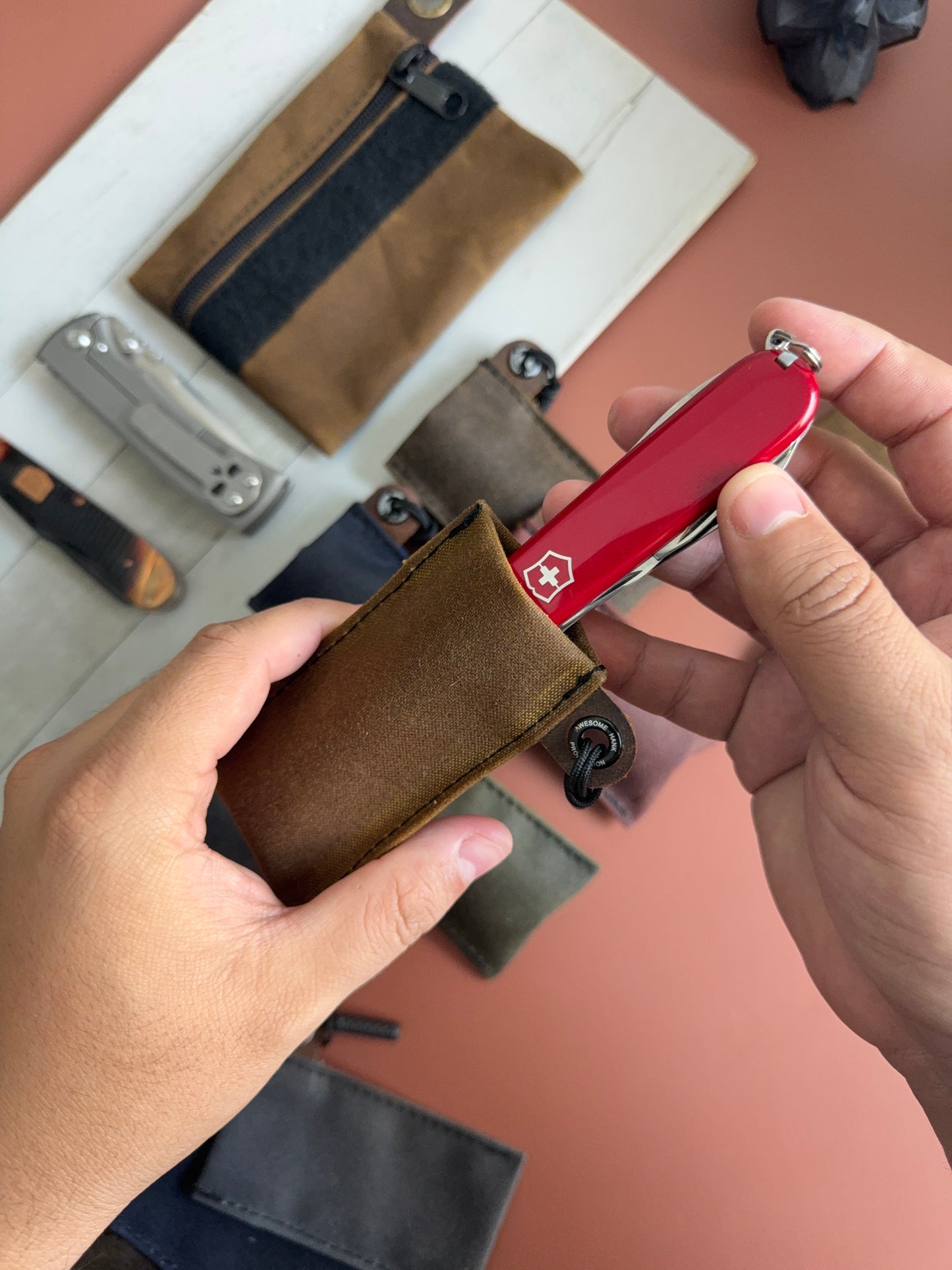 THE CUB WAXED CANVAS KNIFE JACKET- (MULTIPLE COLORS)