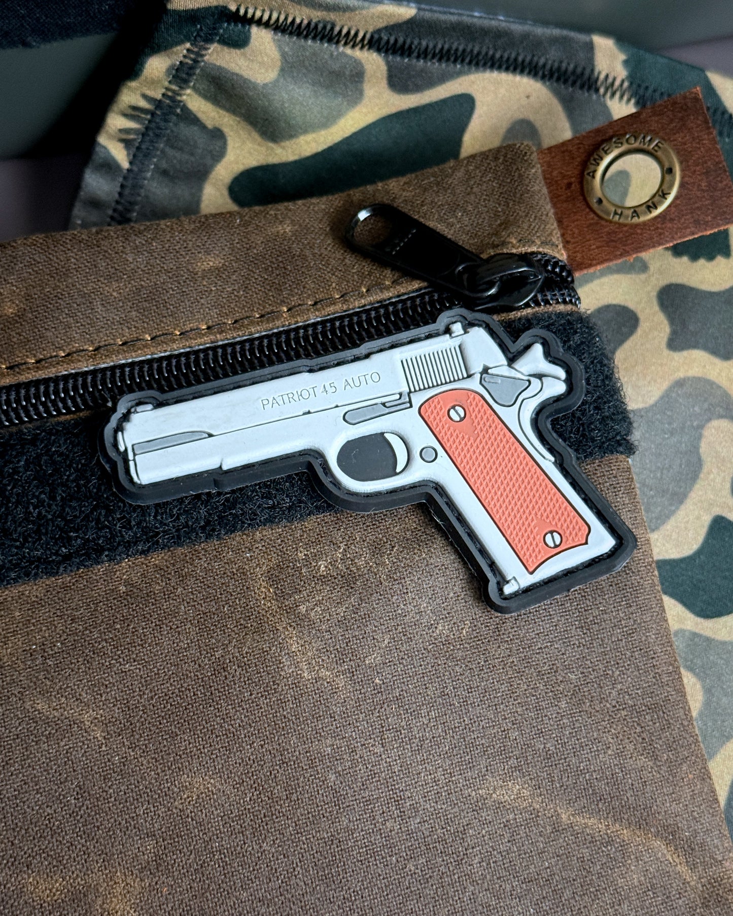 BLASTER 1911 ORANGE GRIPS RE PATCH