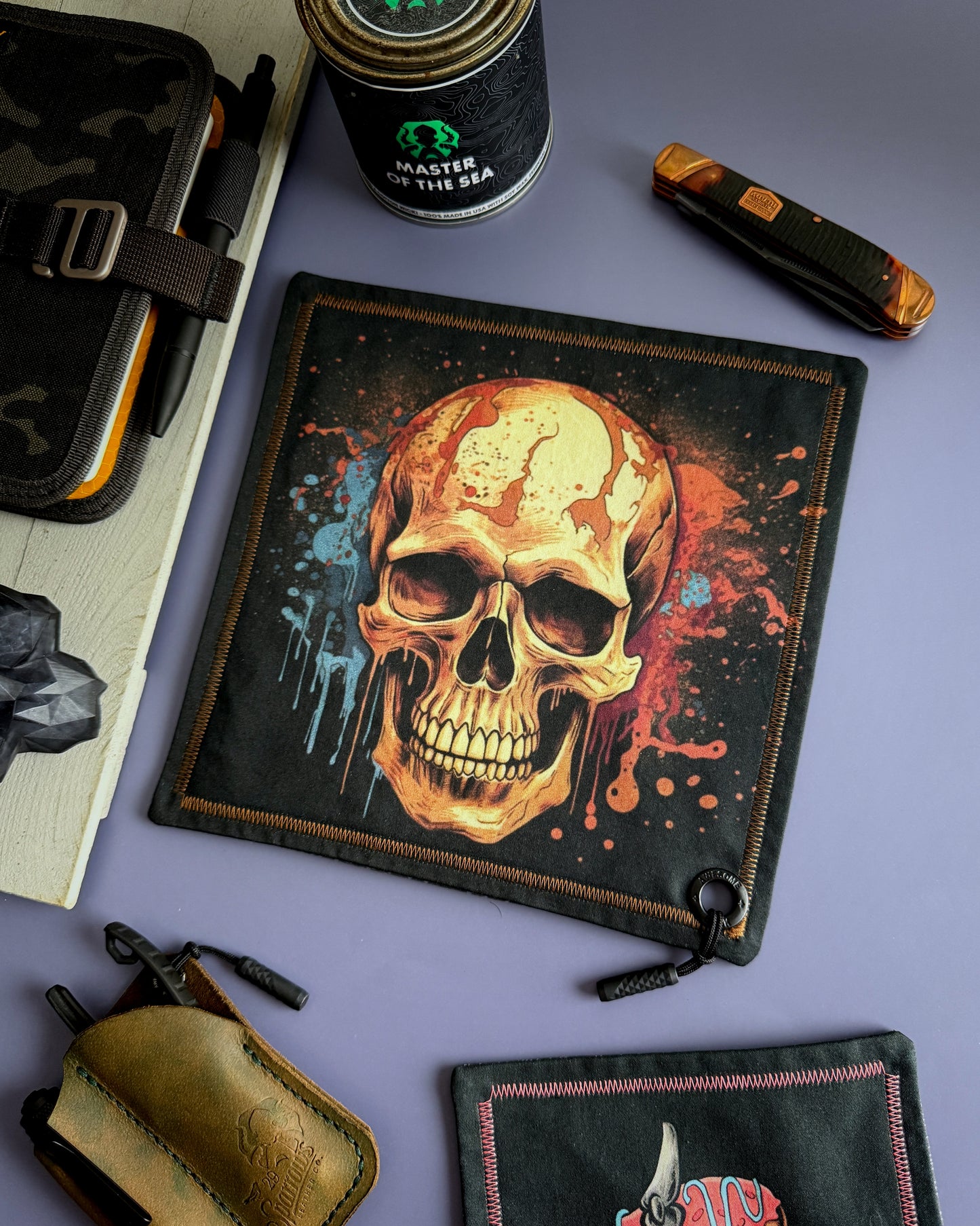 DRIP SKULL HANDKERCHIEF (XL) - EDC HANK