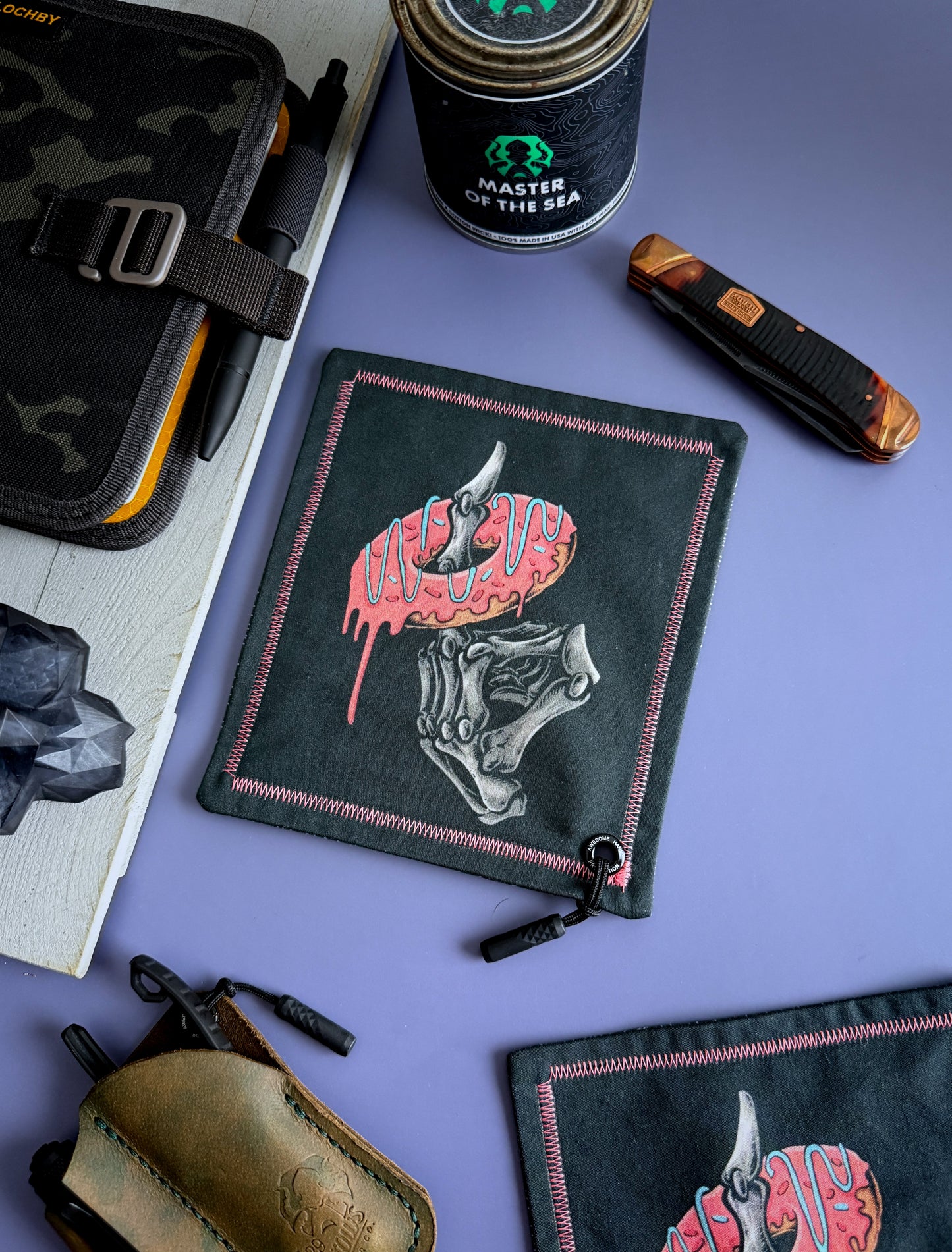 THE BIRD DONUT HANDKERCHIEF (MINI) - EDC HANK