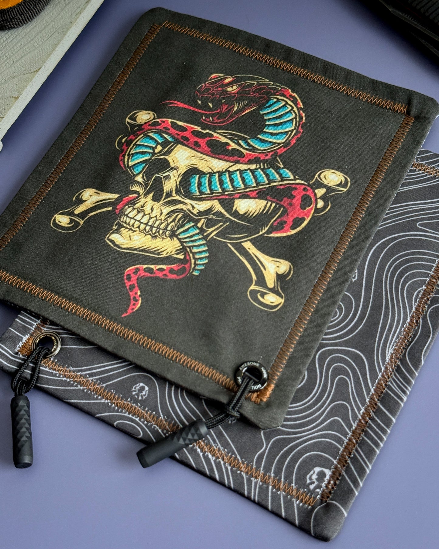COBRA SKULL HANDKERCHIEF (MINI) - EDC HANK