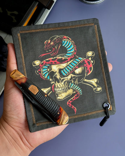 COBRA SKULL HANDKERCHIEF (MINI) - EDC HANK