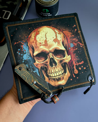 DRIP SKULL HANDKERCHIEF (XL) - EDC HANK