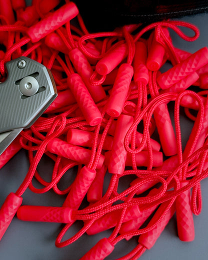 ZIPPER NUNCHUCKS 4-PACK (RED)