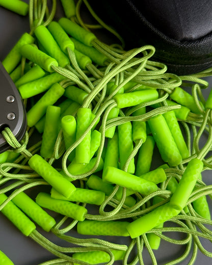 ZIPPER NUNCHUCKS 4-PACK (LIME)