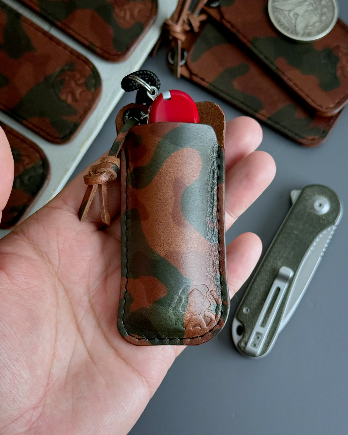 THE HORSESHOE KNIFE JACKET - LA BRETAGNA LEATHER (LIMITED EDITION BADLANDS CAMO)