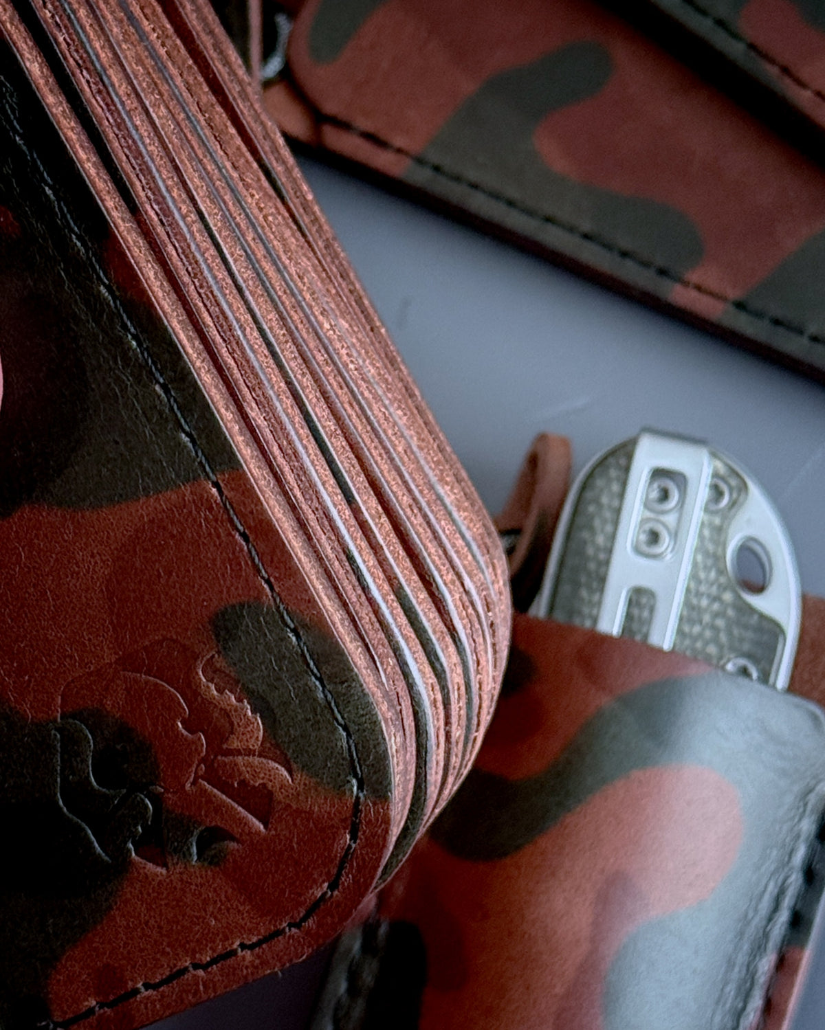 THE HORSESHOE KNIFE JACKET - LA BRETAGNA LEATHER (LIMITED EDITION BADLANDS CAMO)