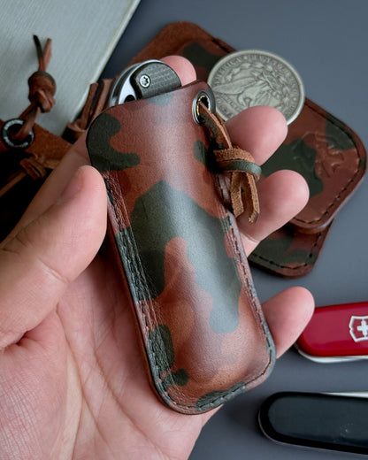 THE HORSESHOE KNIFE JACKET - LA BRETAGNA LEATHER (LIMITED EDITION BADLANDS CAMO)