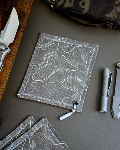 TITANIUM TOPO HANDKERCHIEF (MINI) - EDC HANK