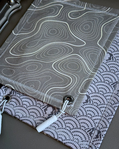 TITANIUM TOPO HANDKERCHIEF (MINI) - EDC HANK