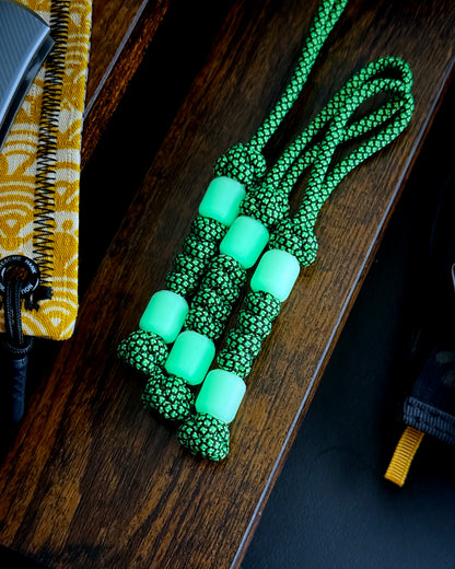 EVERFORGE GREEN-GLOW BARREL LANYARD