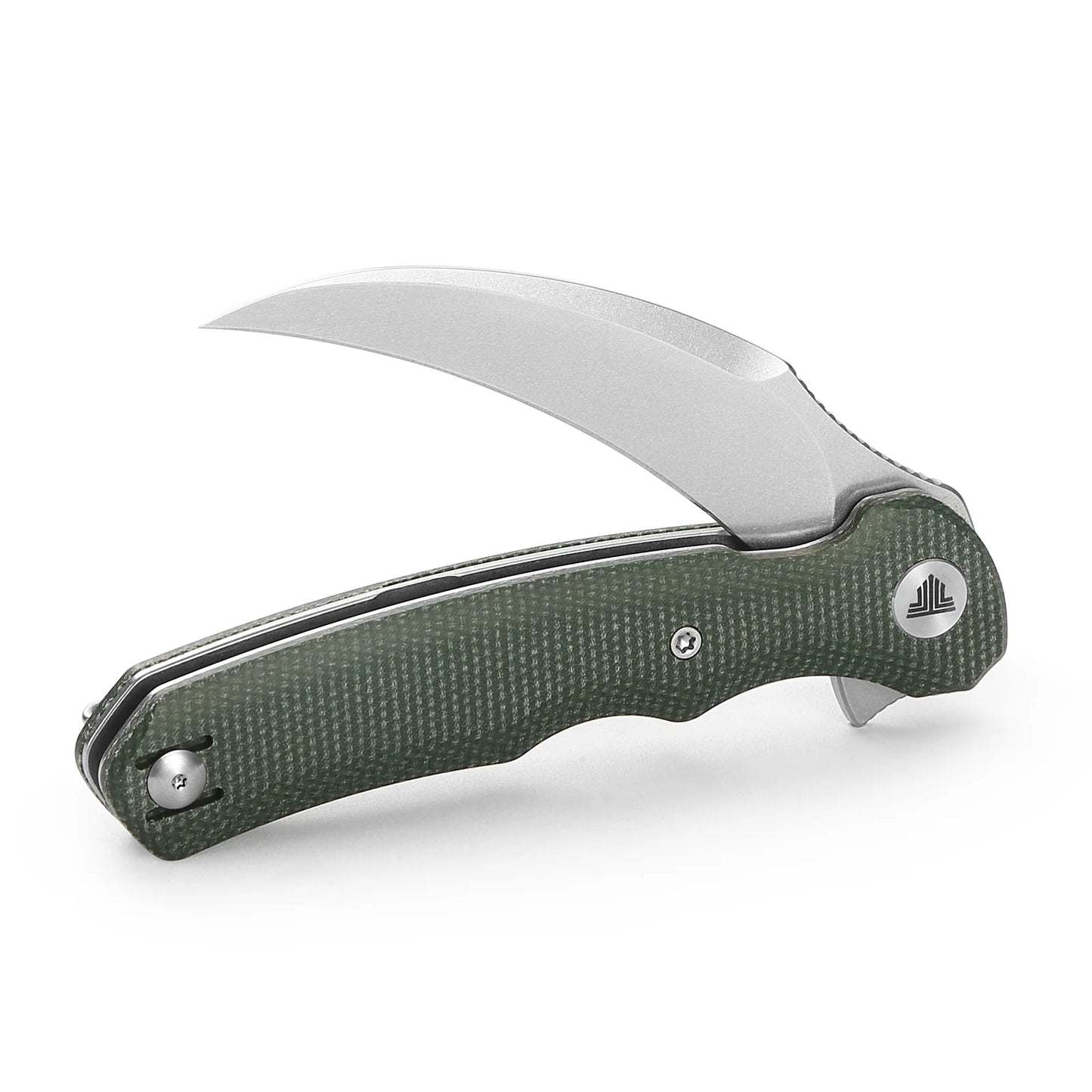 TRIVISA LACERTA GREEN MICARTA 14C28N (3.34" STONEWASH)