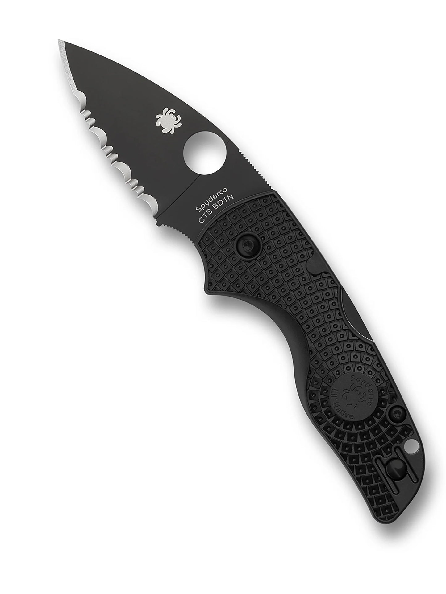 SPYDERCO LIL' NATIVE LIGHTWEIGHT BLACK FRN (2.42" BLACK)