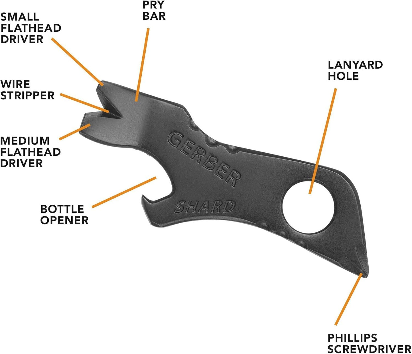 GERBER SHARD MULTI-TOOL BLACK