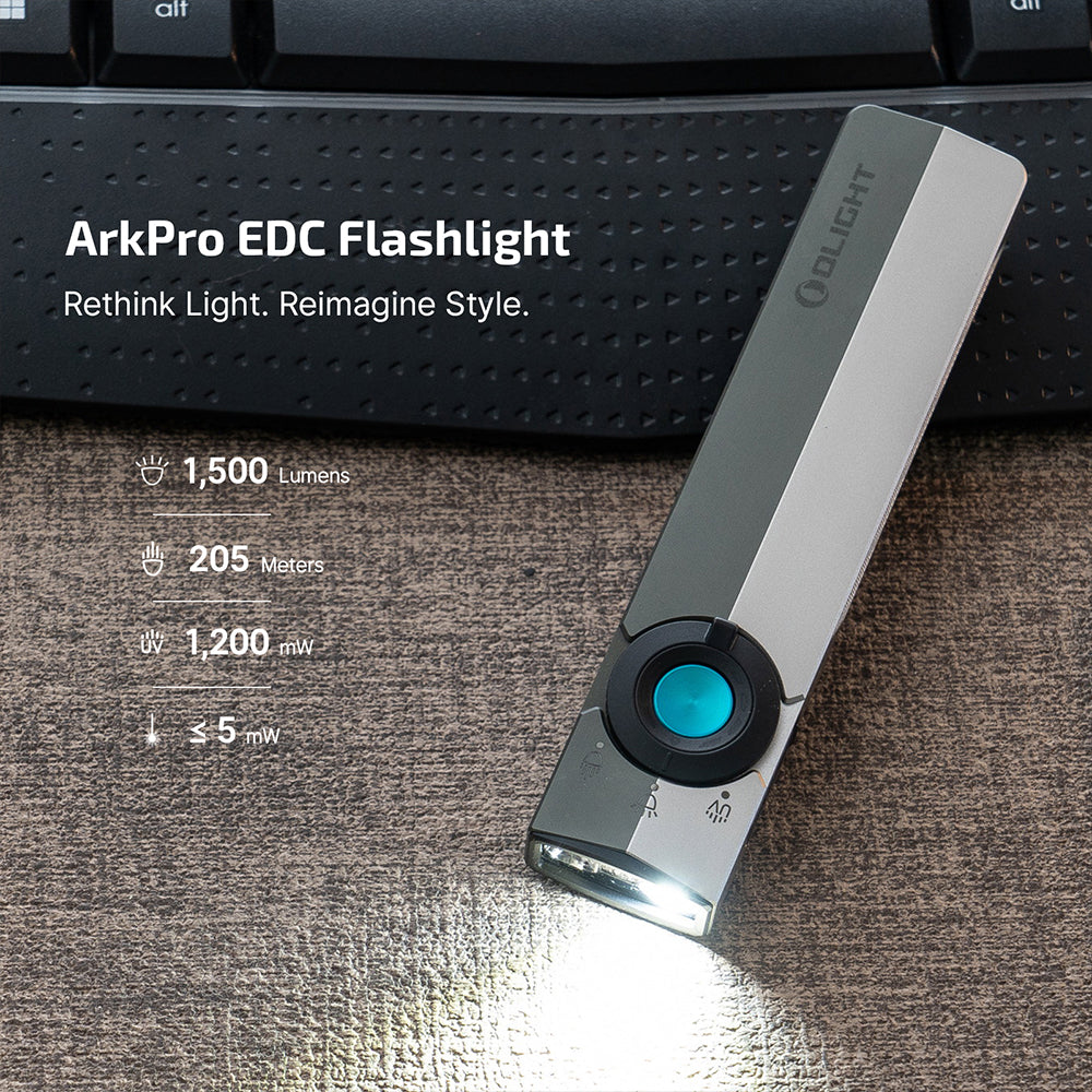 OLIGHT ARKPRO CW (SILVER GRAPHITE)
