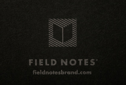 FIELD NOTES PITCH BLACK NOTE BOOKS 2-PACK (DOT OR RULED)