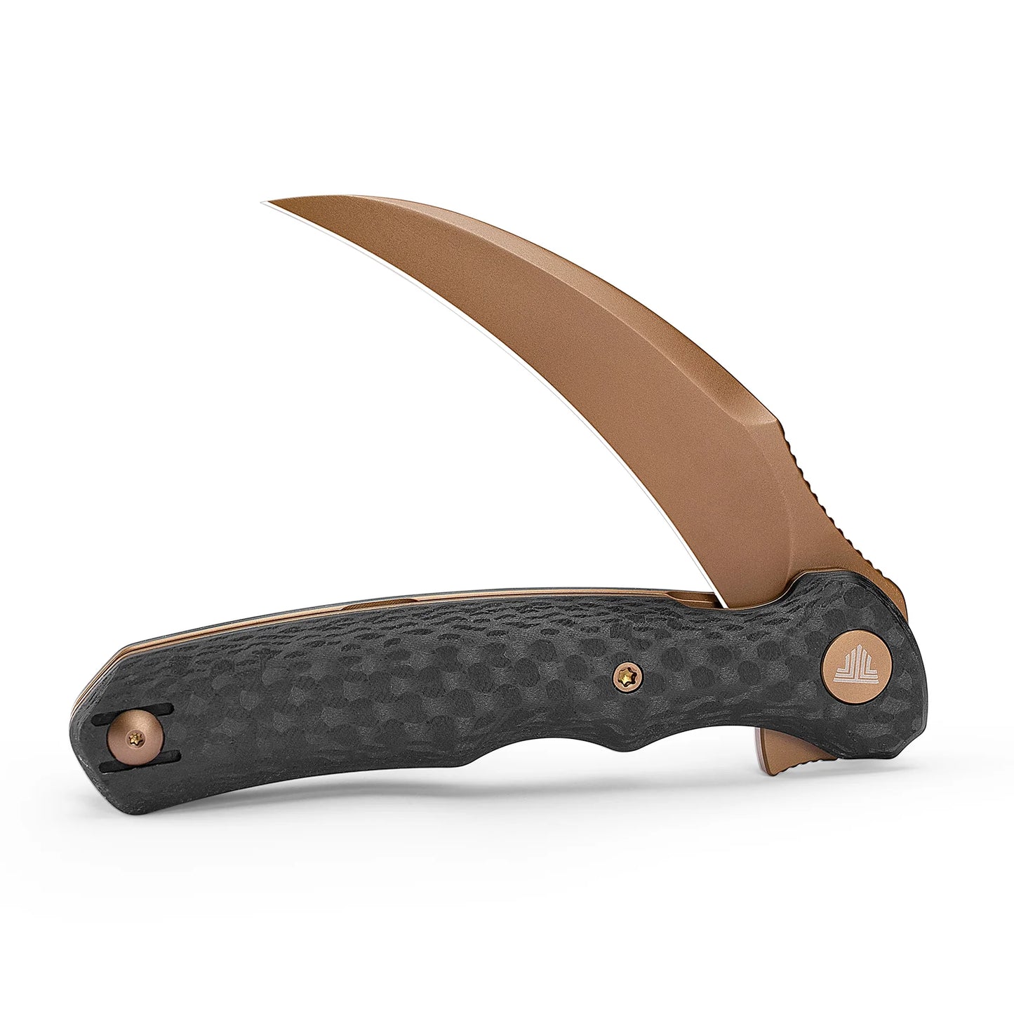 TRIVISA LACERTA CARBON FIBER G10 14C28N (3.34" ROSE GOLD)