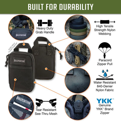 MAXPEDITION MICRO POCKET ORGANIZER (MULTIPLE COLORS)