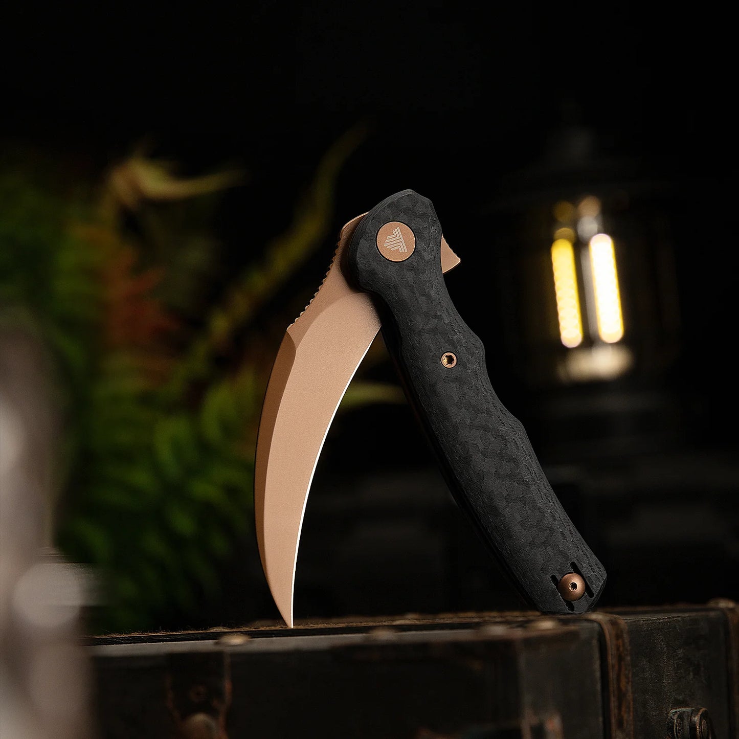 TRIVISA LACERTA CARBON FIBER G10 14C28N (3.34" ROSE GOLD)