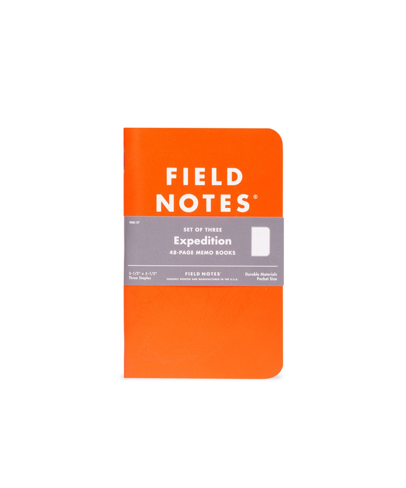 FIELD NOTES EXPEDITION WATERPROOF MEMO BOOKS 3-PACK