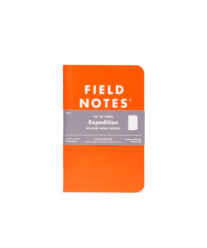 FIELD NOTES EXPEDITION WATERPROOF MEMO BOOKS 3-PACK