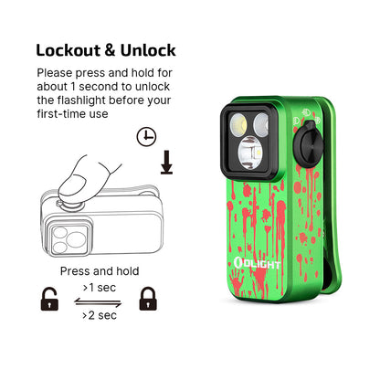 OLIGHT OCLIP PRO (ZOMBIE GREEN)