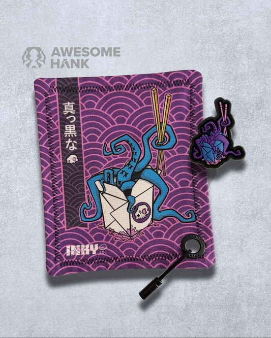 INKY TAKEOUT HANDKERCHIEF + PATCH