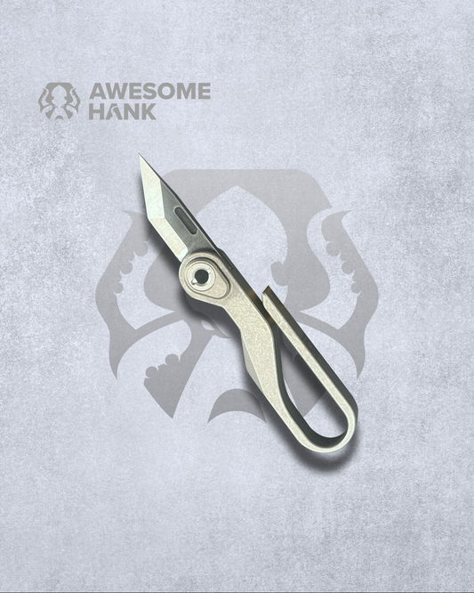 DAPPER DESIGN KLIP TITANIUM KNIFE & SUSPENSION HOOK